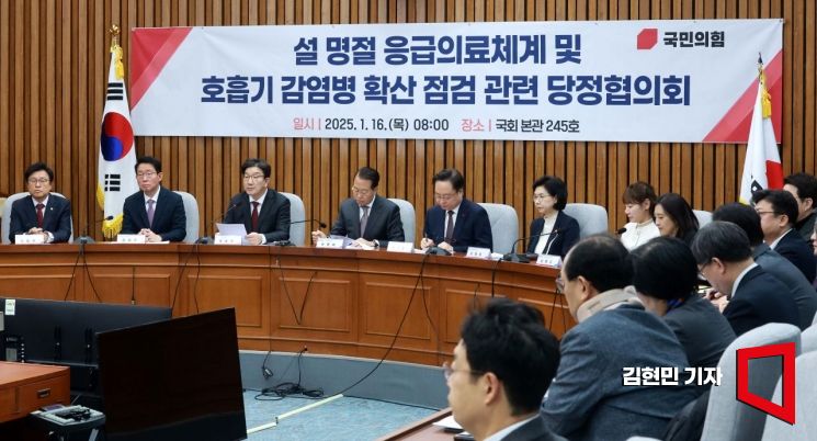 [포토] 與 "정부, 설 연휴 응급의료 체계 세심 살펴달라"