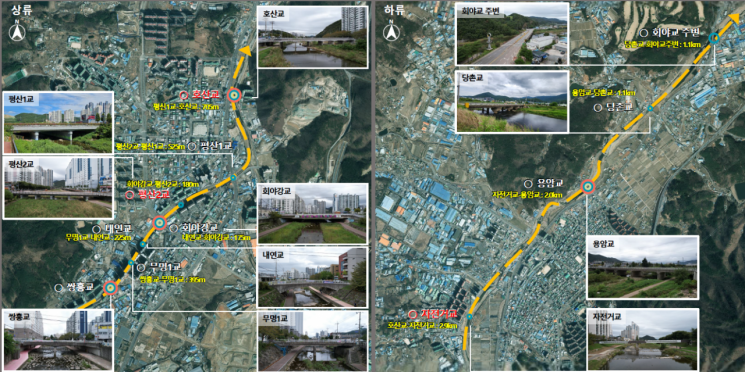 양산시, 회야강 교량 경관 연출·문화역사 공간 조성