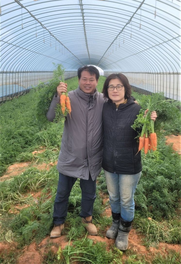 전남도, 1월 친환경농산물 '무안 유기농 당근' 선정
