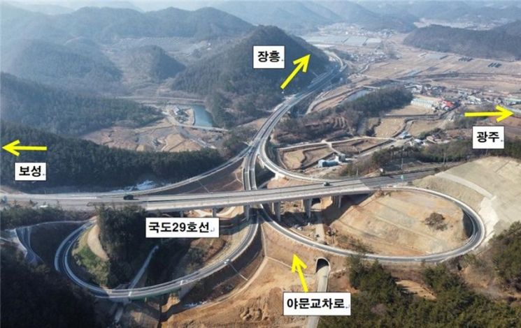 장흥군, 18년 만에 지방도 839호선 4차로 개통