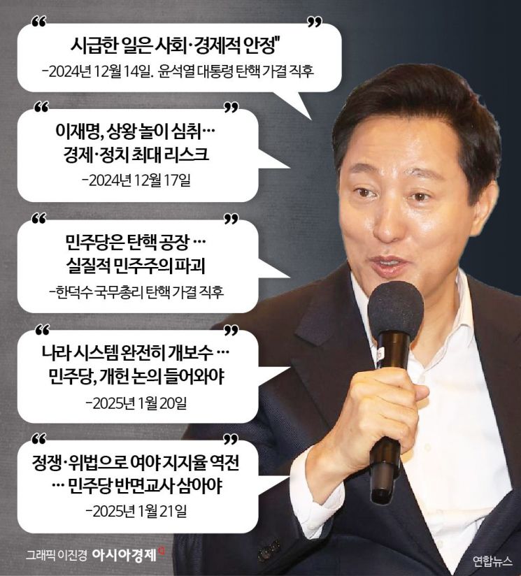 바빠진 오세훈의 '페북 정치'