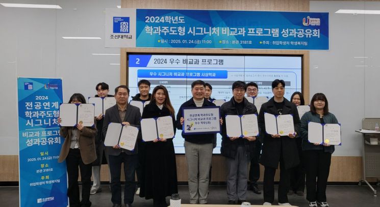 조선대, 학과주도형 비교과 프로그램 성과공유회