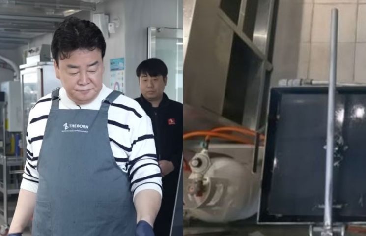 백종원 신고 당한 장면 보니…"가스통 옆에서 기름 끓는 요리"