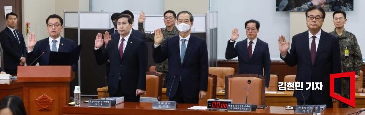 [포토] 내란 국조 3차 청문회…최상목 '계엄 쪽지' 질의 집중