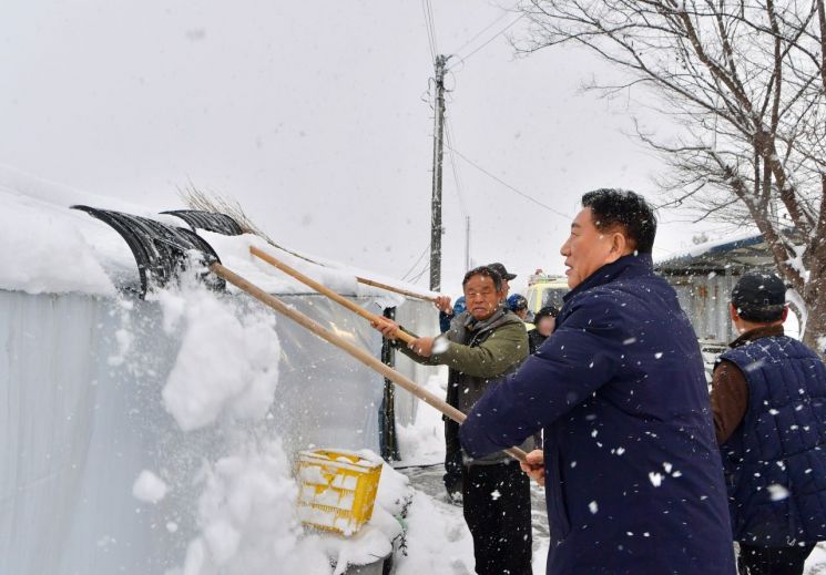 2월 한 달간 68.2㎝…장성군, '폭설·한파' 대응 집중