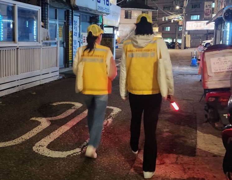 안심귀가 스카우트. 강서구 제공.