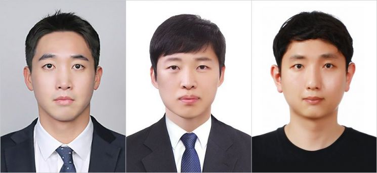 (왼쪽부터)김병수 교수, 이재성 대학원생, 안민준 박사. 부산대 제공