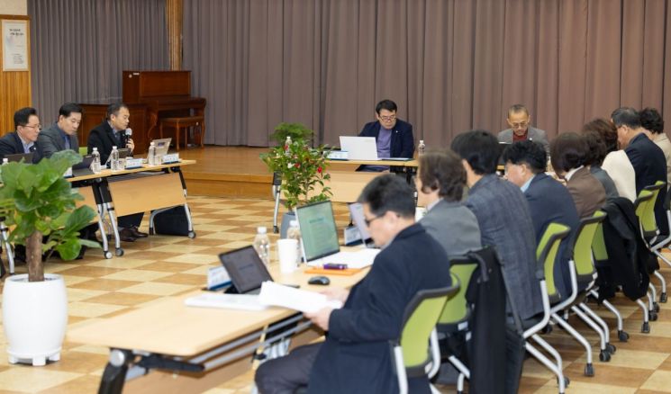 11일 광주서부교육지원청에서 기관장 긴급회의가 진행됐다. 광주시교육청 제공