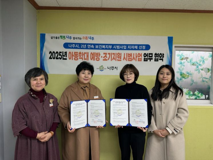 나주시, ‘아동학대 예방·조기지원 시범사업’ 기관 선정