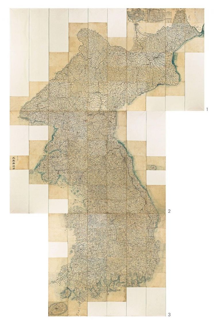 김정호 '대동여지도'(신유본). 서울옥션 제공