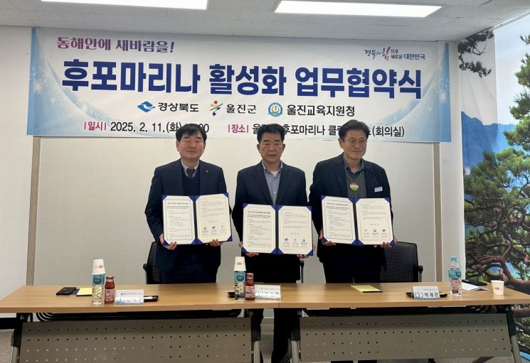 울진군, 후포마리나 활성화·해양레저산업 발전 협력 강화