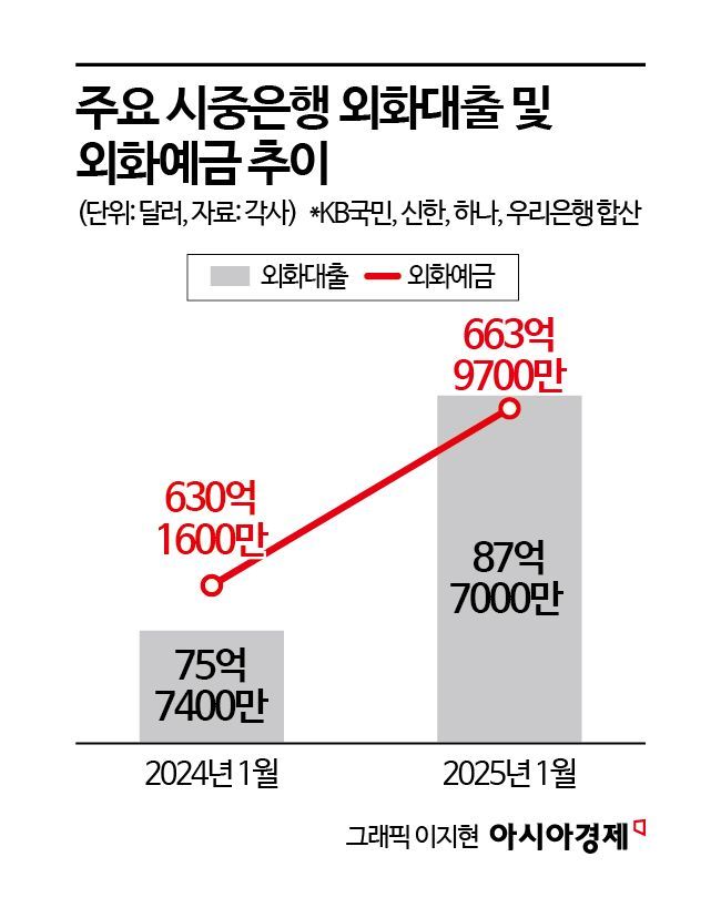 은행 외화대출 또 늘었다…高환율에 리스크 우려