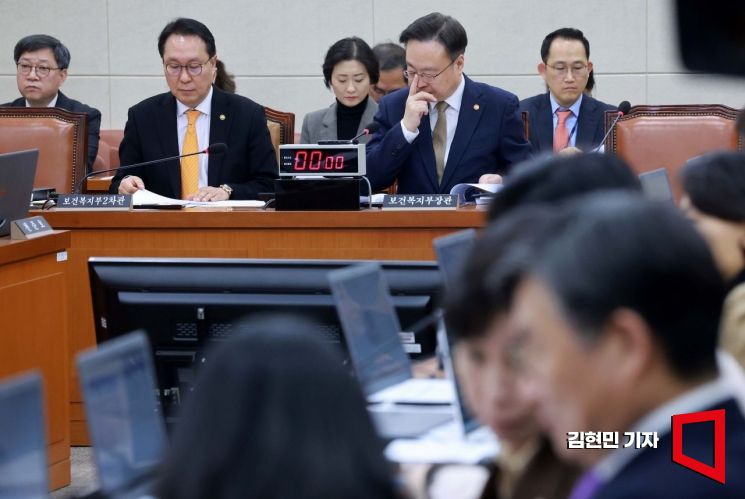 [포토] 국회 복지위 참석한 조규홍 장관