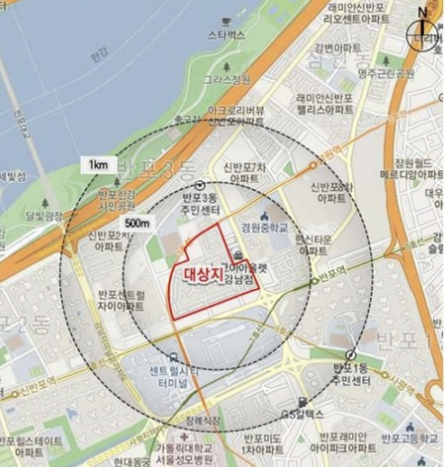 신반포2차 위치도. 서울시 제공