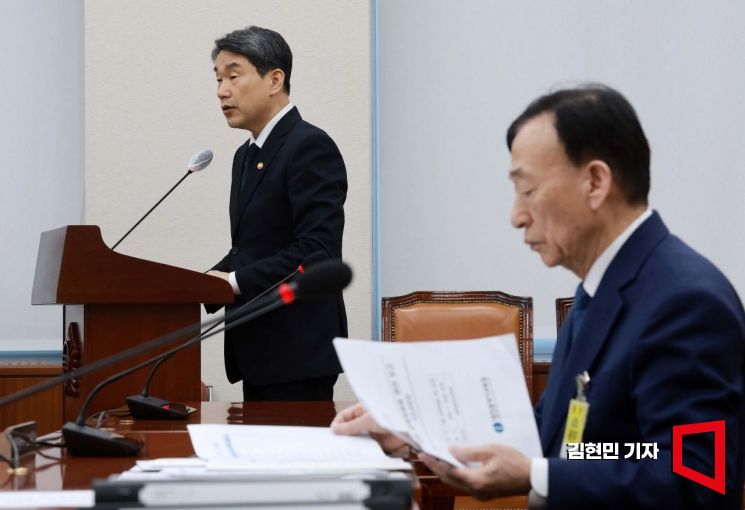 [Photo] Deputy Prime Minister Lee Ju-ho Attends Education Committee Meeting
