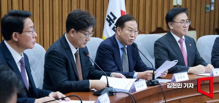 [포토] 與 "AI 발전에 '52시간 예외' 반도체법 통과 시급"