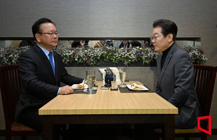 [포토] 이재명 대표-김부겸 전 총리 만찬 회동