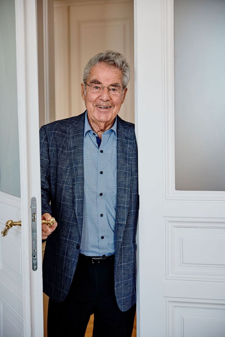 하인츠 피셔 전 오스트리아 대통령 제공. 사진=리사 로이트너