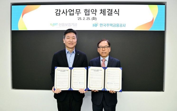 한국주택금융공사, 신용보증기금과 감사업무 협약
