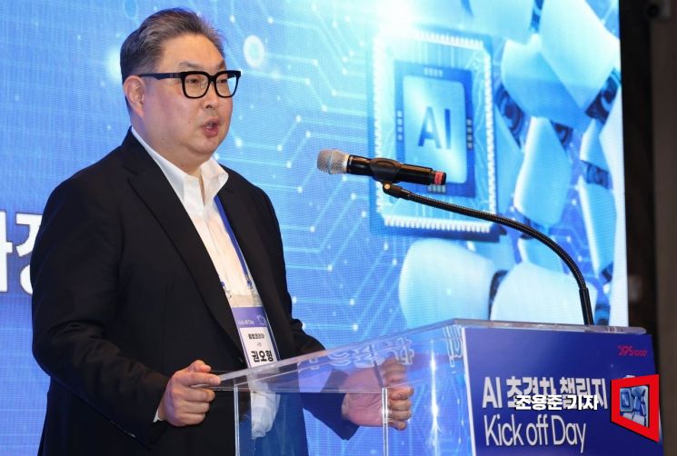 [포토] 인사말하는 권오형 퀄컴코리아 사장