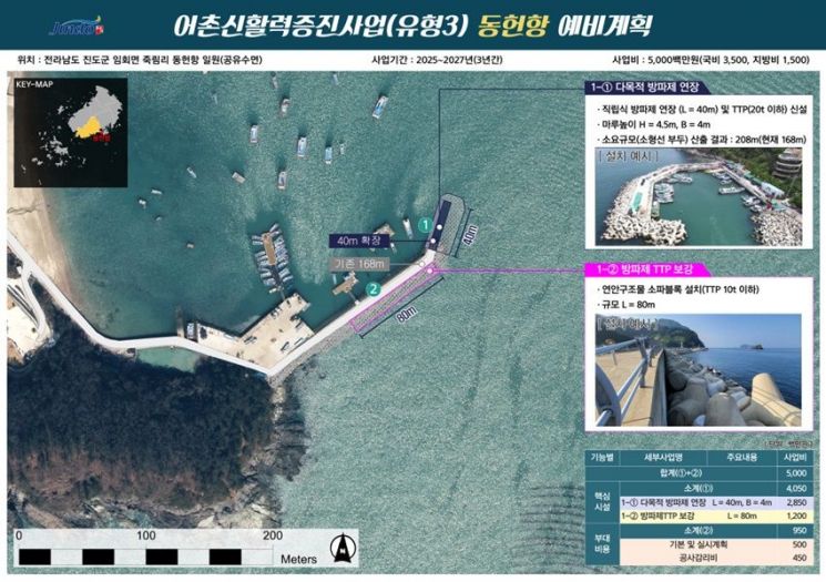 진도군, ‘어촌신활력증진사업 공모’ 3년 연속 선정