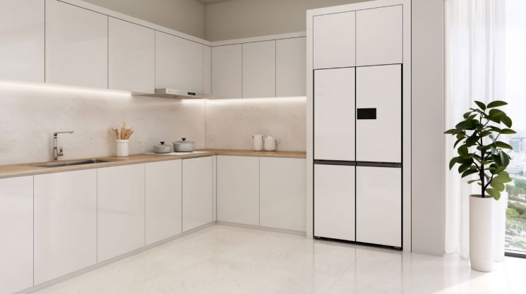 삼성전자 비스포크 '키친핏 맥스' 냉장고 신제품 라이프스타일 이미지. 사진=삼성전자 제공