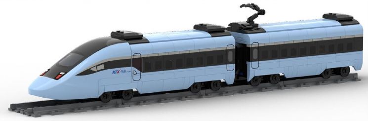 Image of the 'KTX-Eum Train Assembly Blocks' planned and released by Korail. Provided by Korea Railroad Corporation