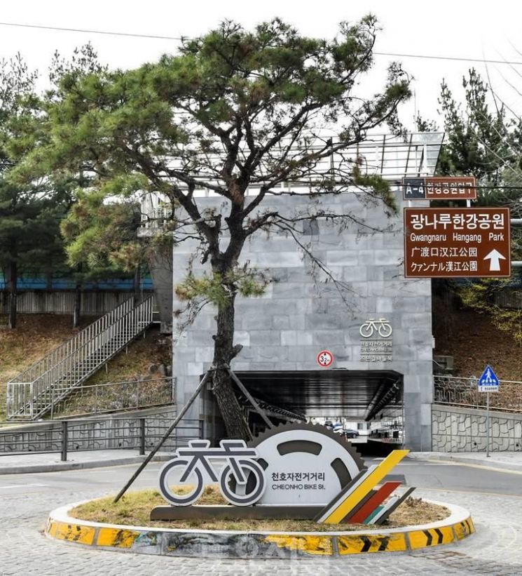 강동구 한강변 ‘자전거 라이딩 거점’ 된다
