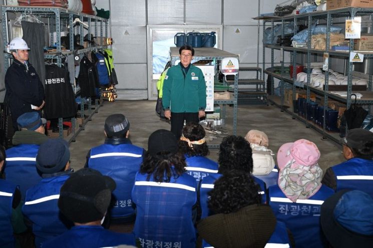 정종복 기장군수, 현장 근로자 안전 직접 챙긴다… 군 현업 안전보건 점검