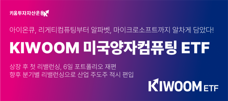 키움투자자산운용, KIWOOM 미국양자컴퓨팅 ETF 포트폴리오 재편