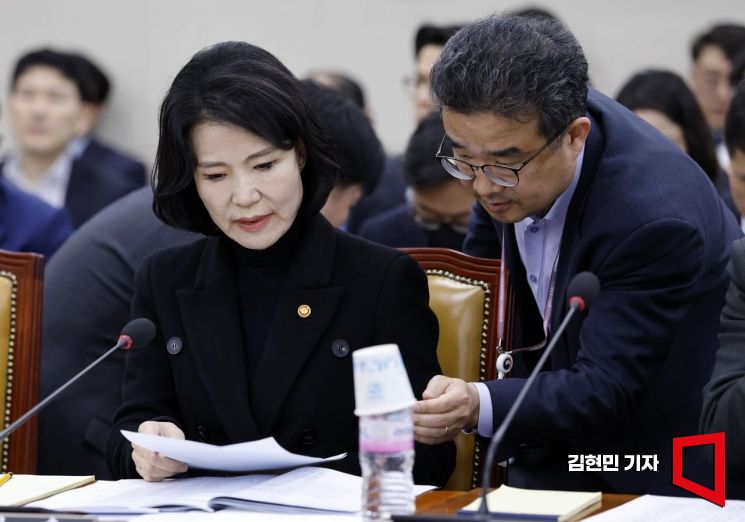 [포토] 국회 과방위 출석한 이진숙 방통위원장