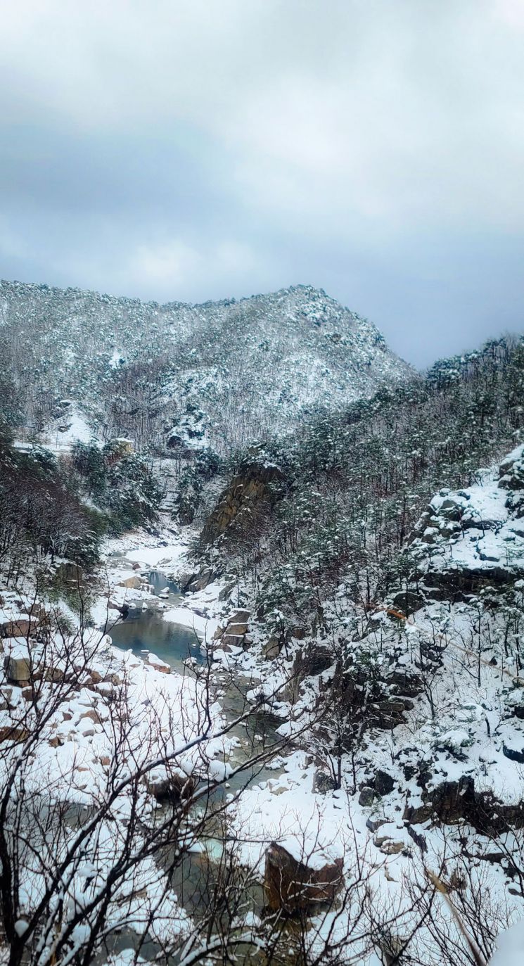 [포토] 따뜻한 봄·풍요로운 한 해 불러올 ‘울진 瑞雪 불영계곡’ 설경