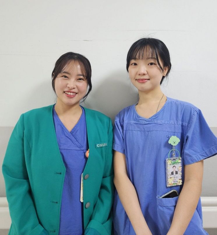 전남대학교병원 응급중환자실 (왼쪽부터)조영미·이연주 PA 간호사.