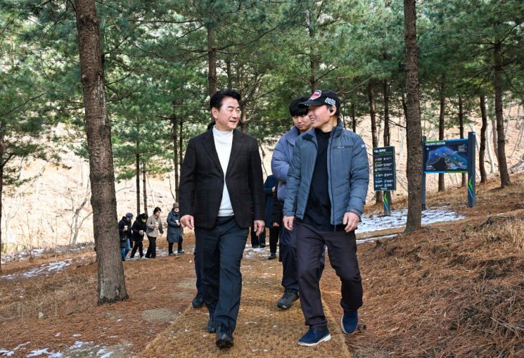 김동근 시장 “자일산림욕장, 의정부 생태도시의 상징될 것”