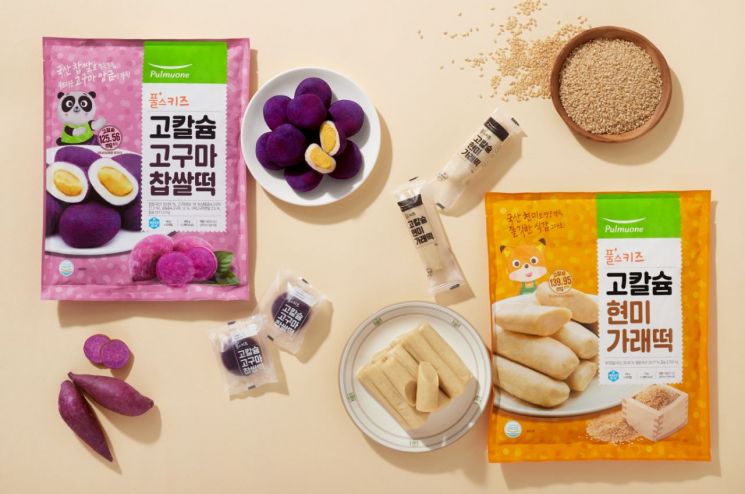 풀무원, 해조칼슘 더한 '고칼슘 간식떡' 2종 출시 