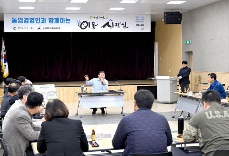 김경일 시장 "파주 농산물, 파주서 소비…지역경제 살리는 것"