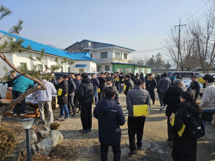 포천시, 군 폭탄 비정상 투하 현장 공직자 72명 투입…선제적 ‘대응’