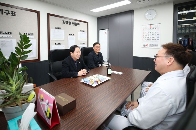 주광덕 남양주시장, K-빙과열풍의 주역 빙그레 방문 근로자 격려