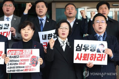 민주당, 尹 대통령 석방에 대검찰청 항의 방문…"심우정 검찰총장 사퇴하라"