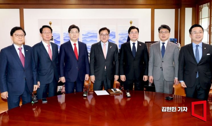 [포토] 국회의장-여야 국정협의회