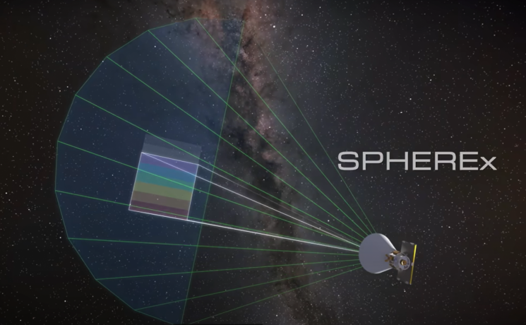 스피어엑스 탐사활동 예측도. NASA JPL 제공