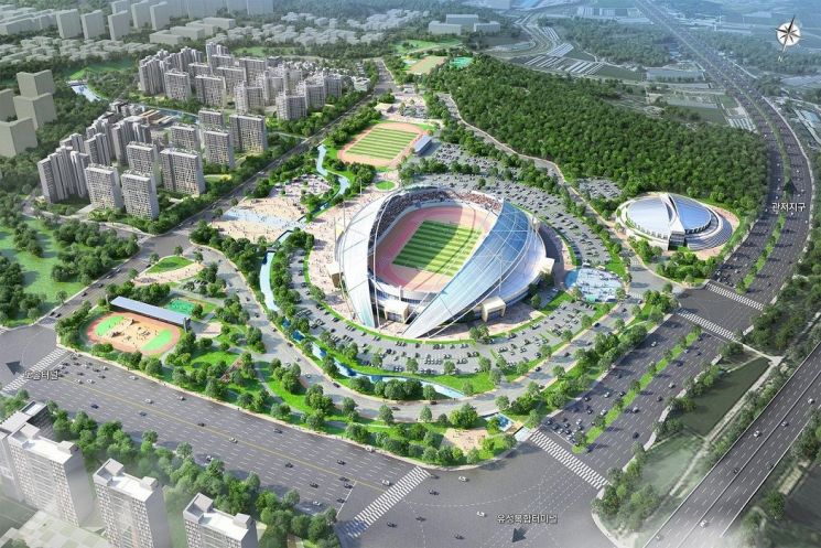 대전 서남부종합스포츠타운 개발계획 고시...연내 착공