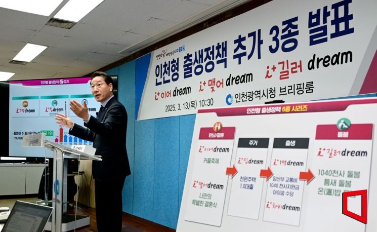 청년들 만남·결혼부터 돌봄 지원까지…인천형 출생정책 3종 추가 발표 