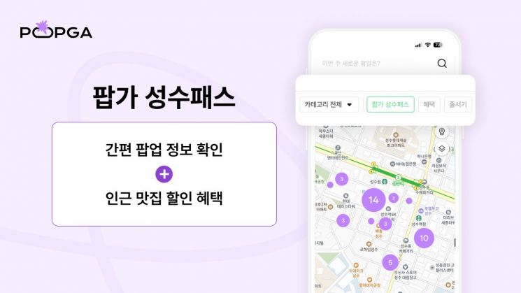 스위트스팟, 식음료 할인·증정 서비스 ‘팝가 성수패스’ 출시