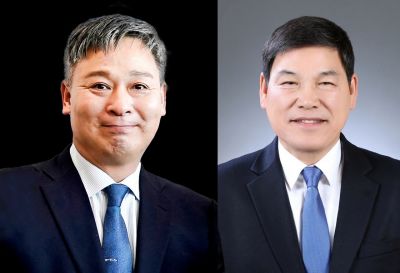 전남 담양군수 재선거에 출마한 더불어민주당 이재종 후보(왼쪽)와 조국혁신당 정철원 후보.