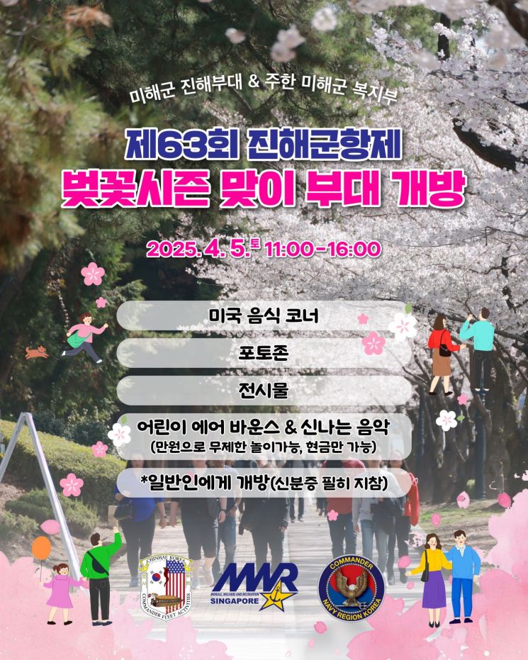 창원특례시, 진해군항제 맞아 4월 5일 미 해군 부대 개방