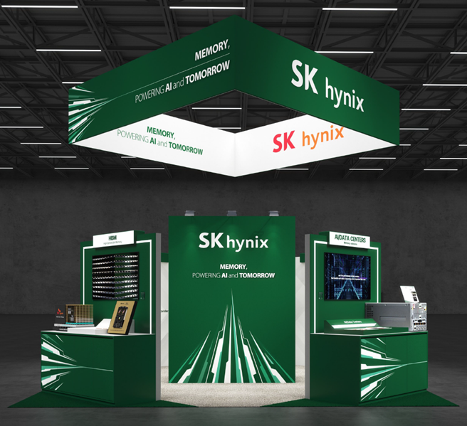 SK하이닉스의 GTC 2025 부스. 사진=SK하이닉스 제공
