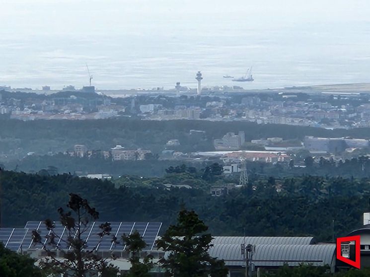 제주시내 전경.  박창원 기자.