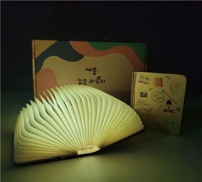 중고등학생 대상 ‘세종, 꿈을 이루다’ 훈민정음 전등 꾸미기 결과물. 국립한글박물관 제공