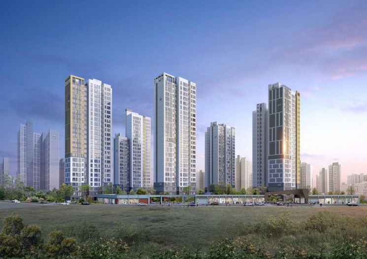 일광 통합공공임대주택 투시도.